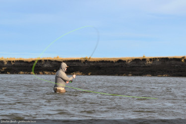 Pescar en el Río Grande